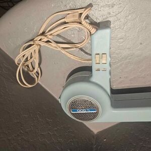 Sears Roebuck 1200 Aqua Blue Pastel Color Hair Dryer Works Tested